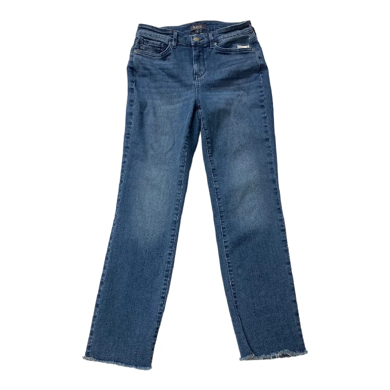 Blue Denim Jeans Straight Not Your Daughters Jeans, Size 4