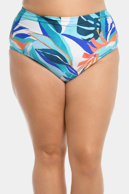 Coastal Palms High Waist Bottom