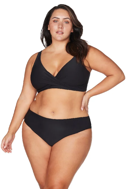 Hues Monet Curve Fit Mid Rise Swim Pant