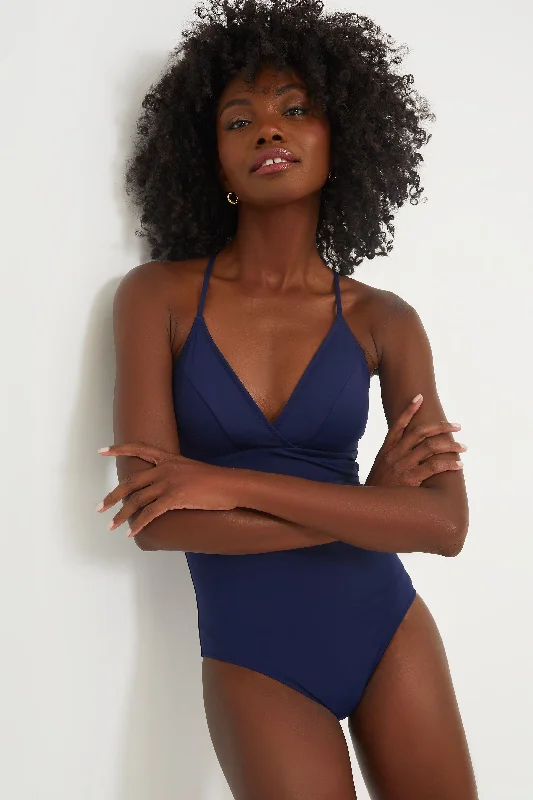 Nautical Navy Sconset One Piece