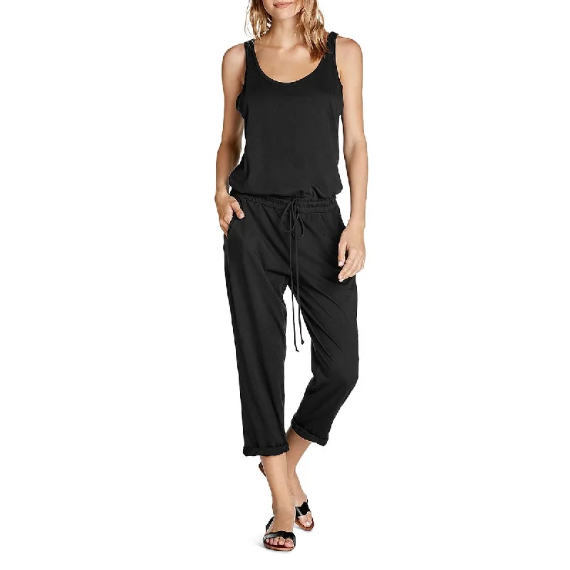 Womens Cropped Tank Jumpsuit