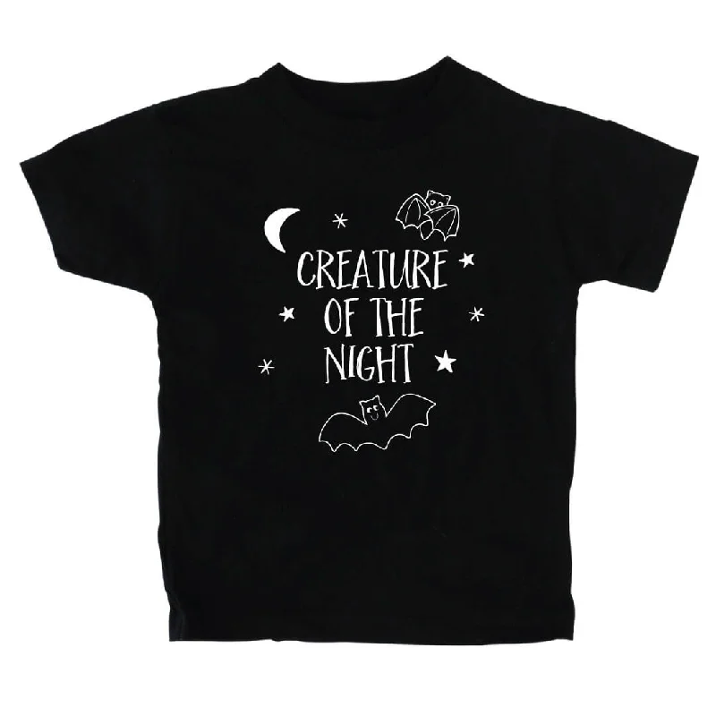 Creature Of The Night Kids Graphic Tee | Black