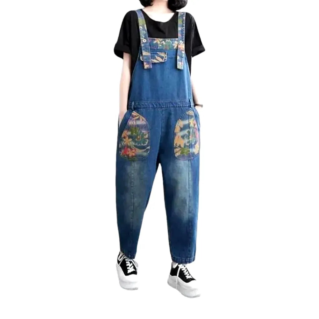 Denim overall for ladies