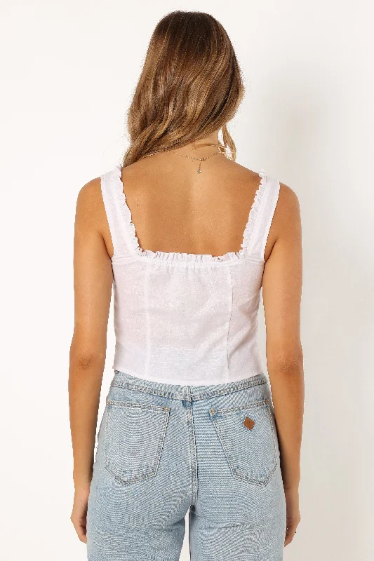 Esmeralda Top - White