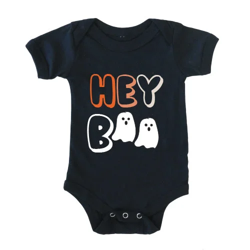 Hey Boo Graphic Bodysuit | Black