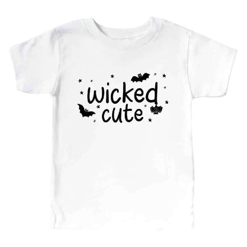 Wicked Cute Kids Graphic Tee | White