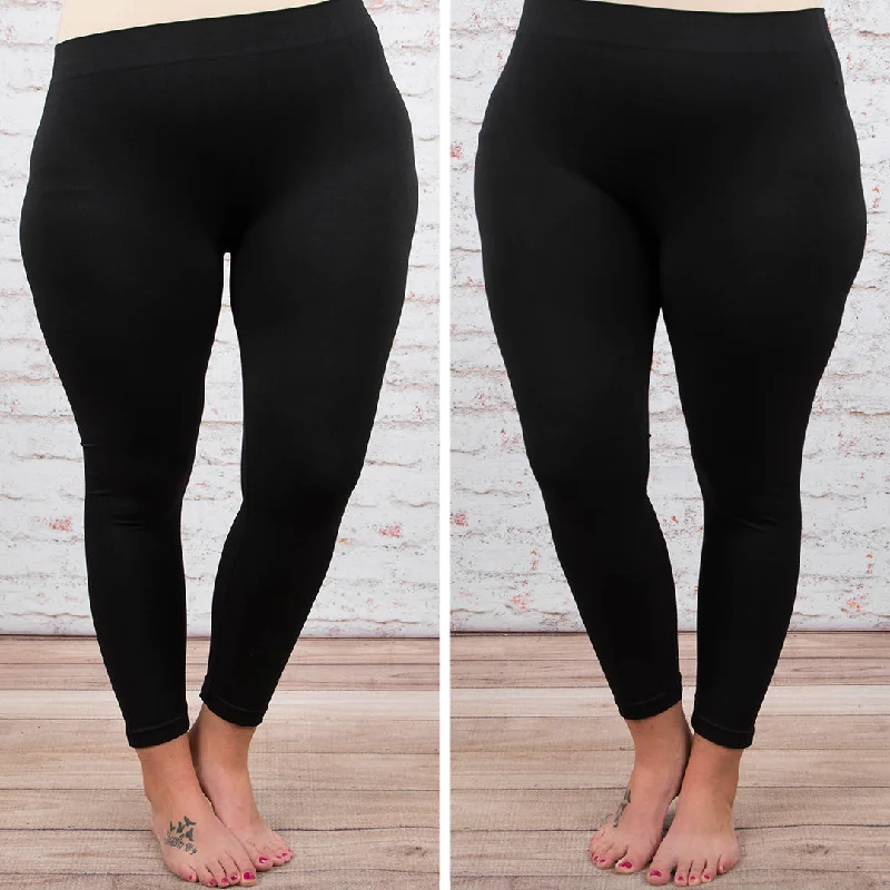 Girl Next Door Leggings, Black