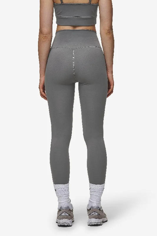 Leya Leggings Deep Grey White