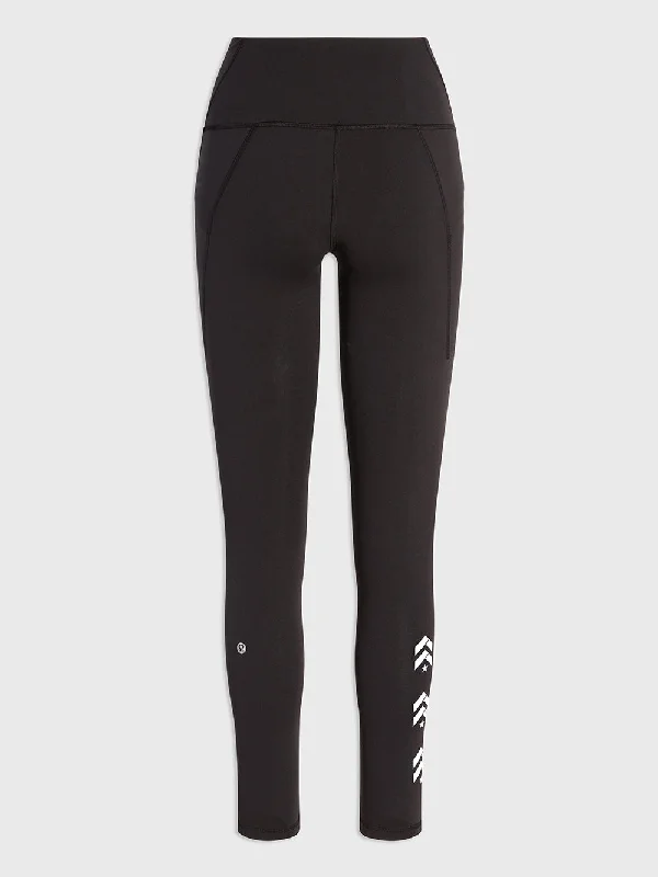 LULULEMON BLACK WUNDER TRAIN HR TIGHT 25IN