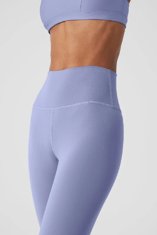 7/8 High-Waist Airlift Legging - Lilac Blue.