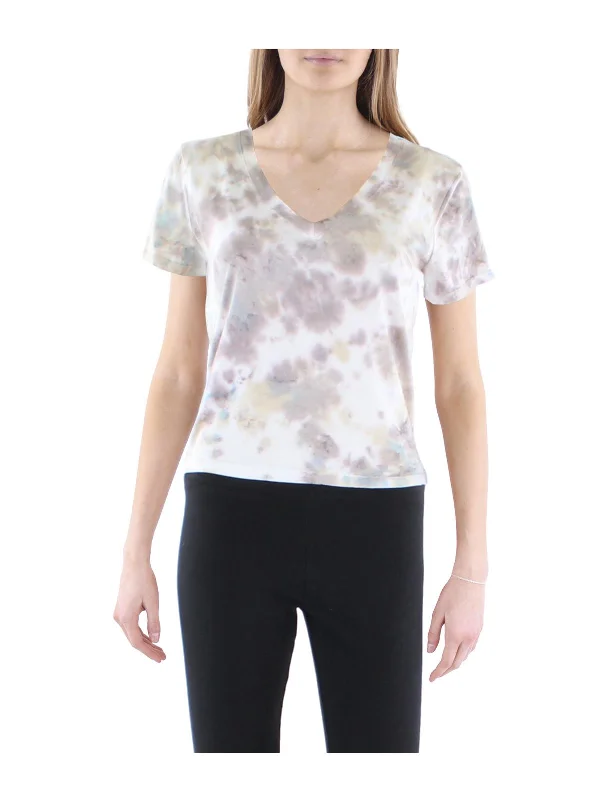 Womens Tie Dye Knit T-Shirt